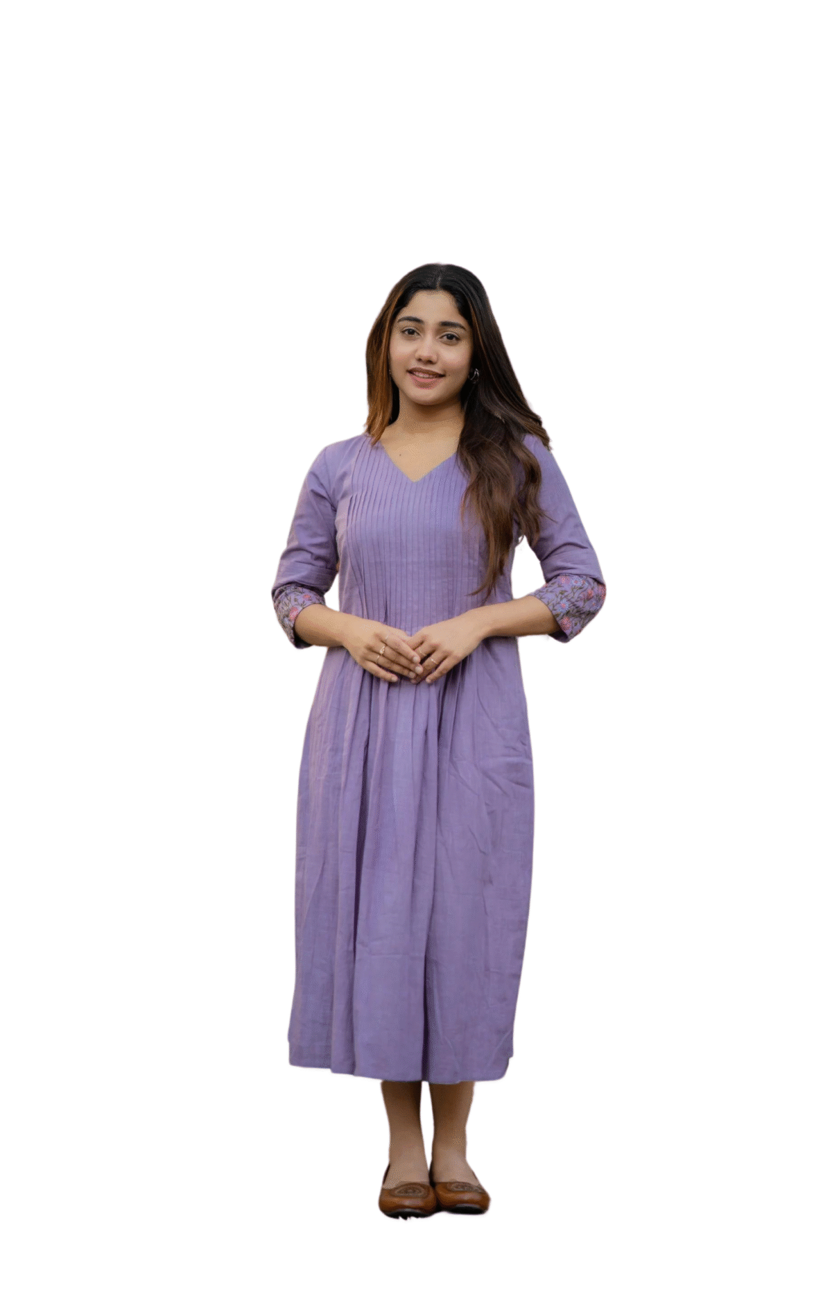Chic Embroidered Cotton Kurta & Pant Duo – Perfect for Any Occasion (M)